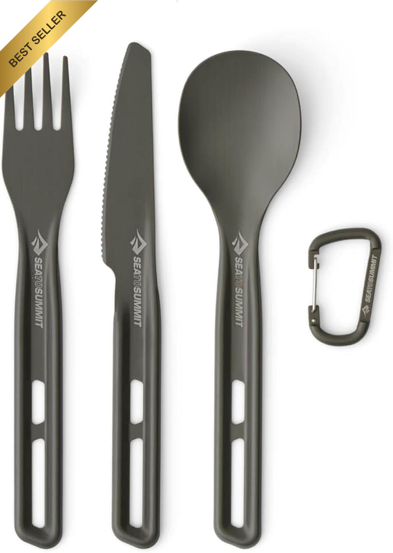 Frontier Ultralight Cutlery Set, Fork, Spoon and Knife (3 Pieces)