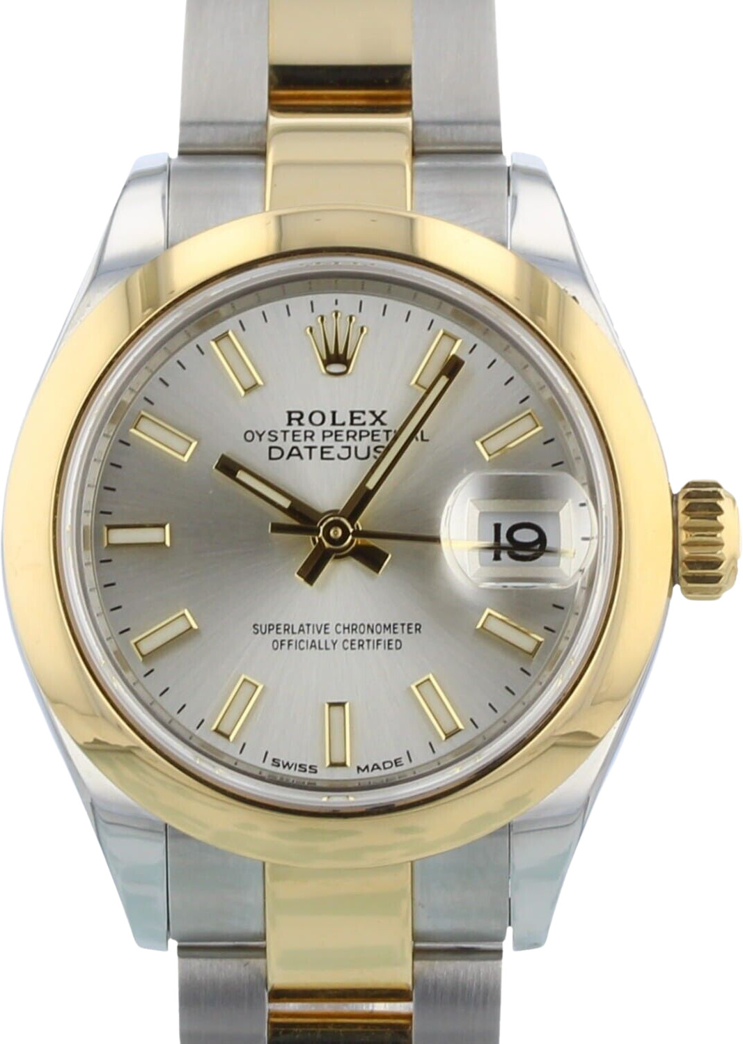 Rolex Lady-Datejust 279163 Gold and Silver Oyster Bracelet with Gold ...