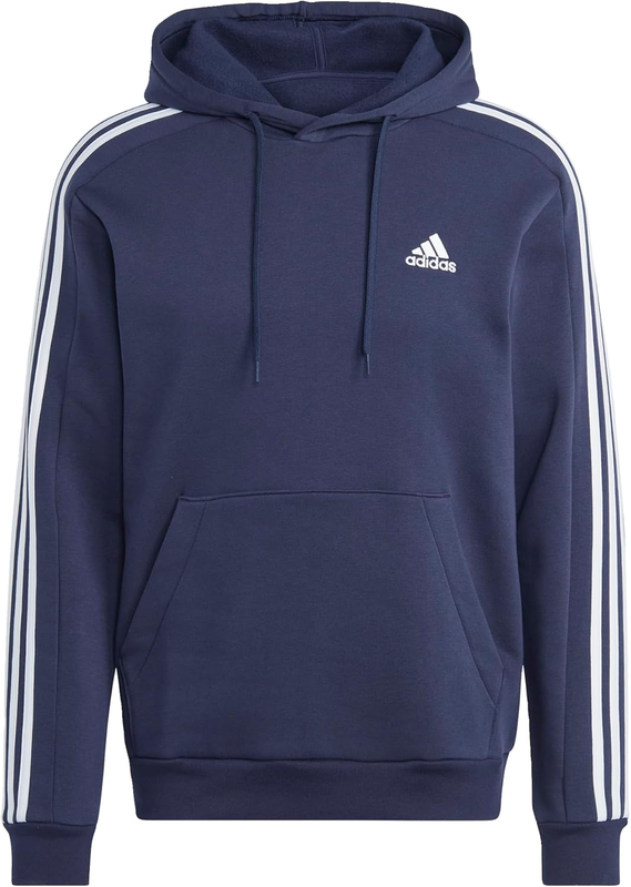 adidas mens Essentials Fleece 3-stripes Hoodie