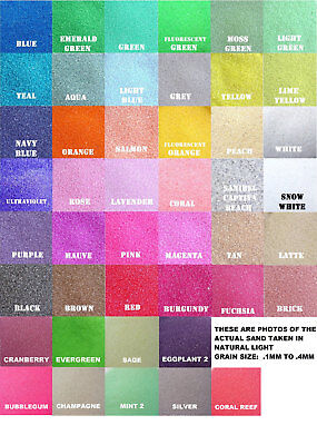 Latte Colored Sand 12oz - (1 cup) 175 Colors to Choose From ~ Buy More &Save