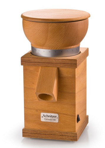 Schnitzer Getreidemühle Cerealo 100 kleinste elektr. Schnitzer Mühle natur