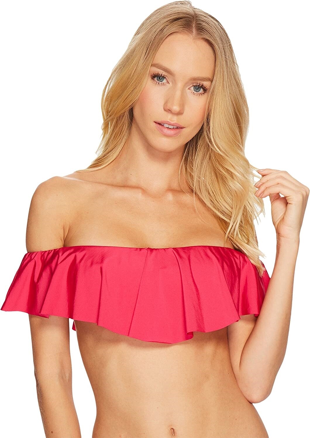 Trina Turk 262160 Women's Indo Solids Bandeau Bikini Top Swimwear Size 8