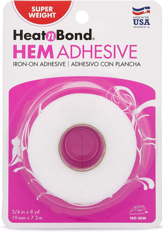 On Adhesive Heat N Bond Hem No Sew Hemming Tape For Light Fa