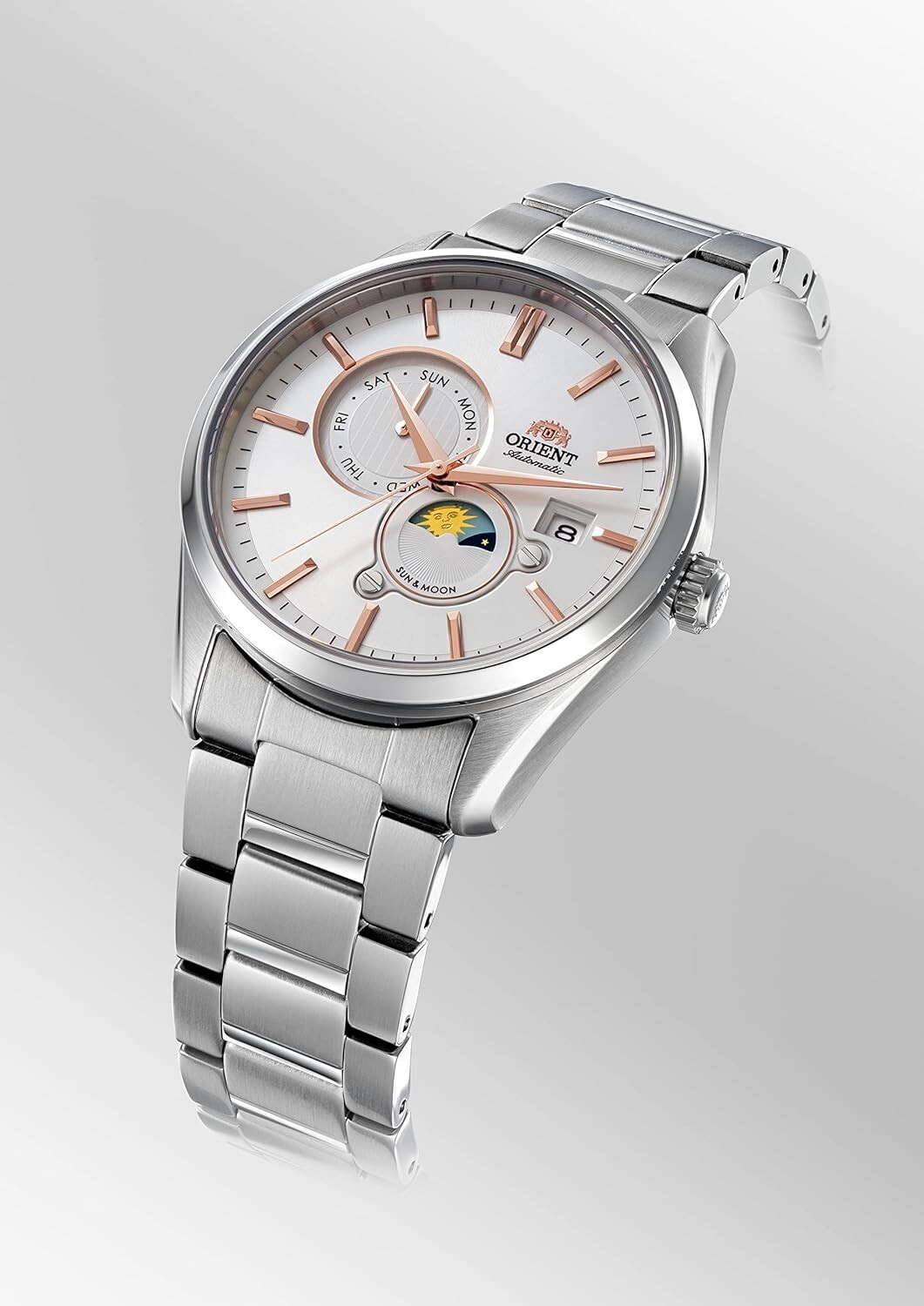 Pre-owned Orient Sun&moon Sun And Moon Automatic Watch Mechanical Automatic Rn-ak0301s