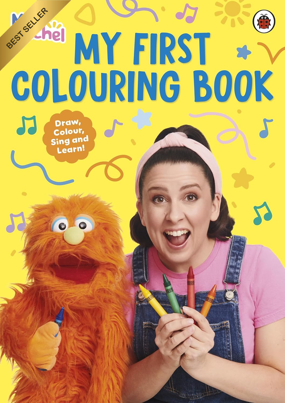 Ms Rachel: My First Colouring Book: (Books by Ms Rachel)