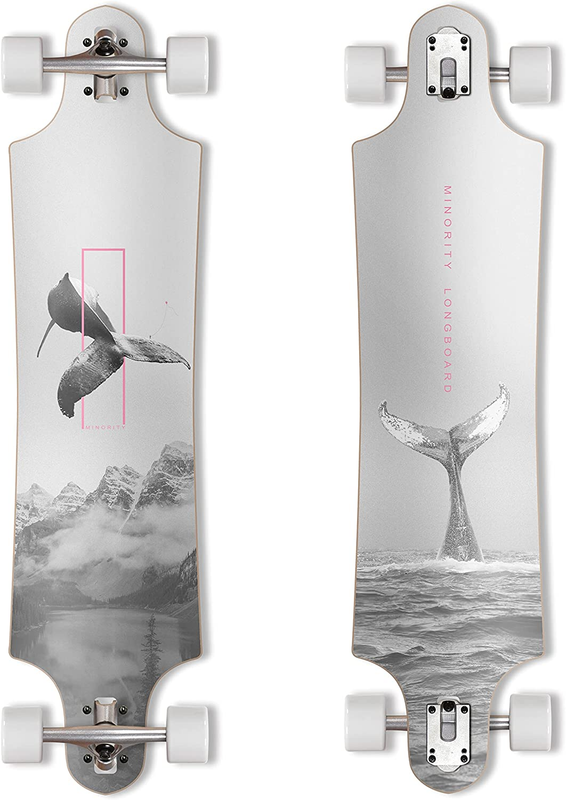 Downhill Maple Longboard Skateboard | 40-Inch Drop Trough De