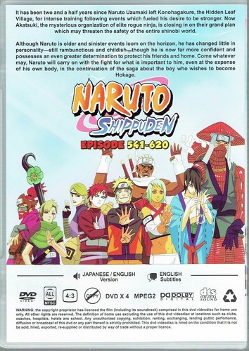 NARUTO SHIPPUDEN ( BOX 3 ) - TV SERIES DVD (321-400 EP) (ENG