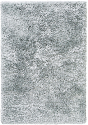 benuta Hochflorteppich Lea Hellblau 120x170 cm Florhöhe 51 bis 60 mm