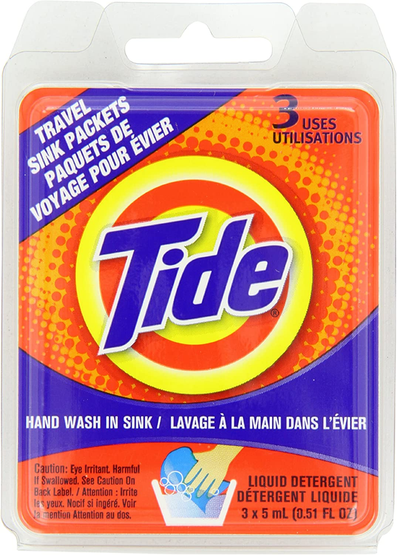 Tide Liquid Travel Sink Packets - 3-Count