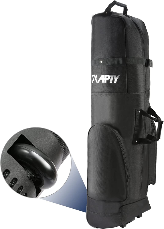 Club Travel Bag With Wheels, Golf Luggage Case Cover For Airlines