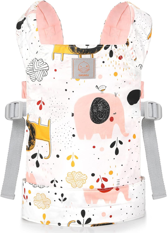 GAGAKU Baby Doll Carrier for Kids Stuffed Animal Carrier Reborn Baby Carrier wit