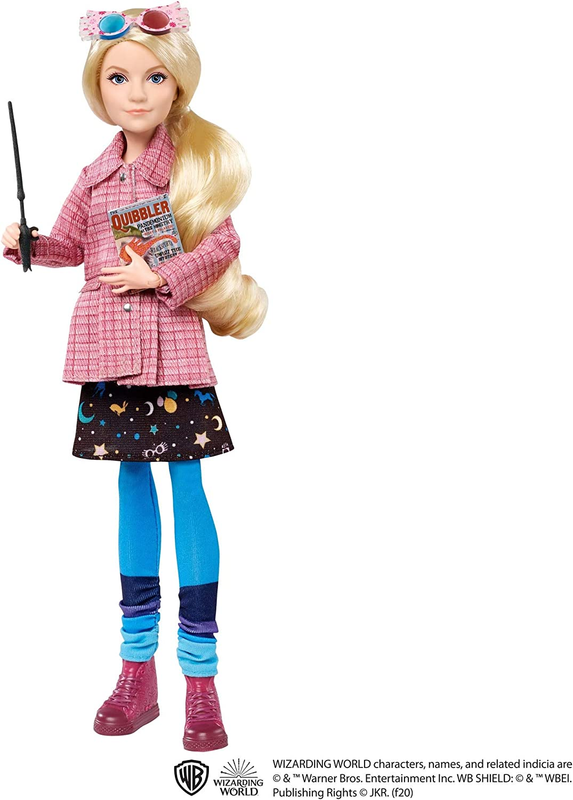 Harry Potter Luna Lovegood Collectible Doll (~10-Inch) Wearing Tweed Jacket