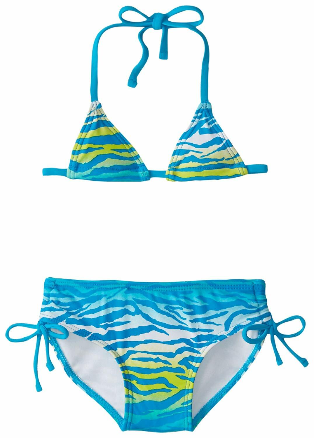 Kanu Surf Baby Girls' Malea Zebra Bikini, Blue, 24M | eBay