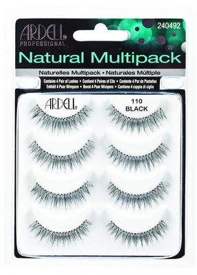 Ardell Natural Multipack 110 Black, 4 Pairs X 1 Pack