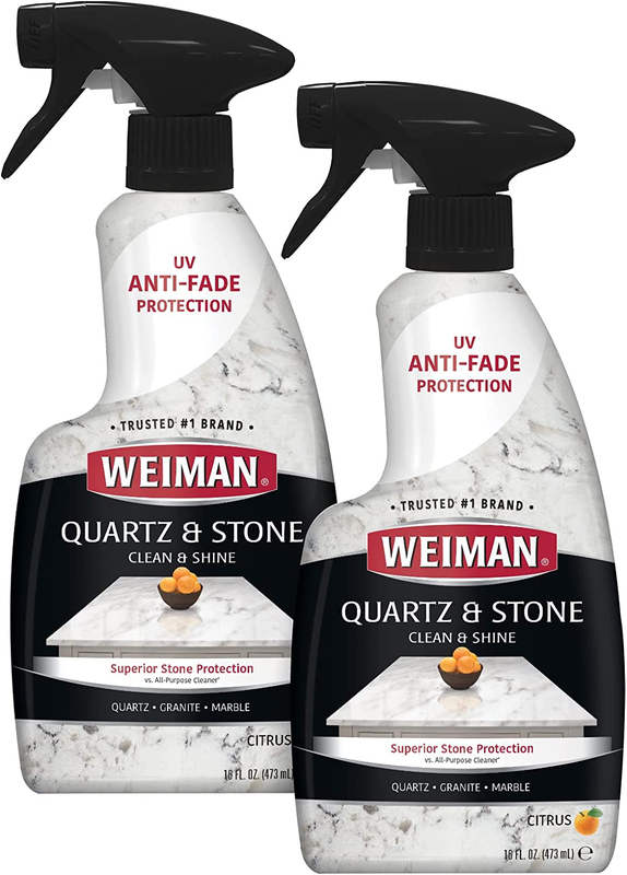 Quartz Countertop Cleaner and Polish (2 Pack) Clean and Shin