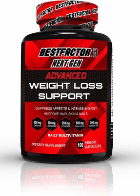 BESTFACTOR MAX NEXT GEN Weight Loss Pills for Women & Men by Best Factor (100 Ve