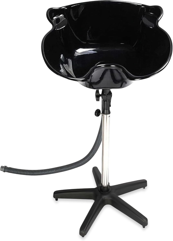 Portable Hair Dressing Sink with Adjustable Height – Shampoo Bowl for Home and S