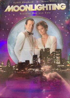 Moonlighting Seasons 1 & 2 (DVD, 2005) Bruce Willis and Cybill Shephard NEW!