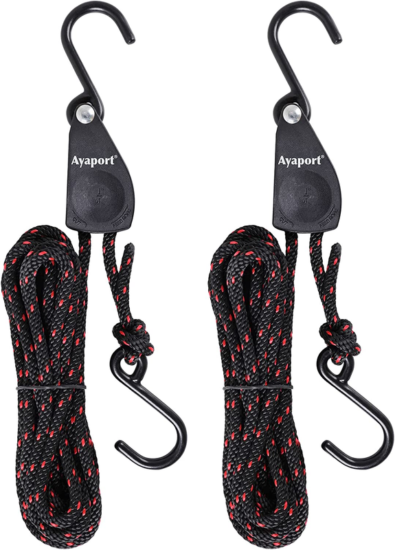 Rope Tie Down 14ft Ratchet Straps Bow And Stern Ratcheting Tie Downs Rope