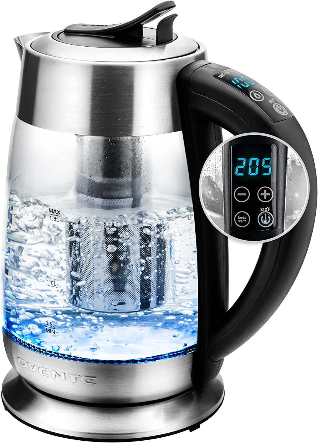 Kettle 1.8 L Bpa Free Cordless Body 1500w Instant Hot Water
