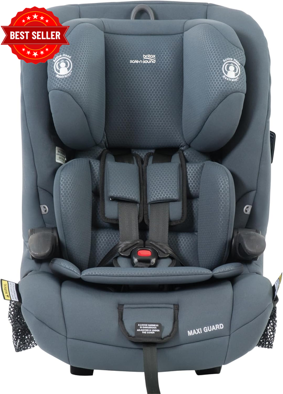 Safe-N-Sound Maxi Guard Grey, Forward Facing Harnessed Car Seat, In-Built Harnes