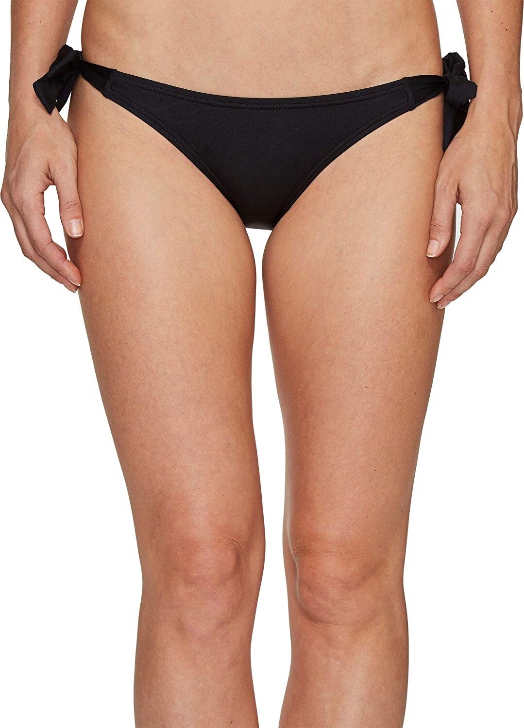 Vince Camuto 173432 Womens Bikini Bottom Side Tie Swimsuit Black Size Large