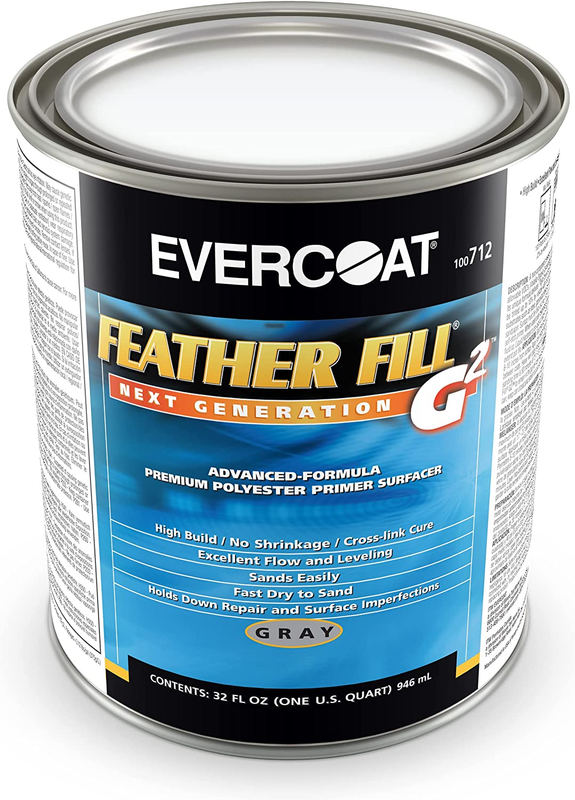 "Feather Fill G2 Premium Polyester Primer Surfacer for Fiber