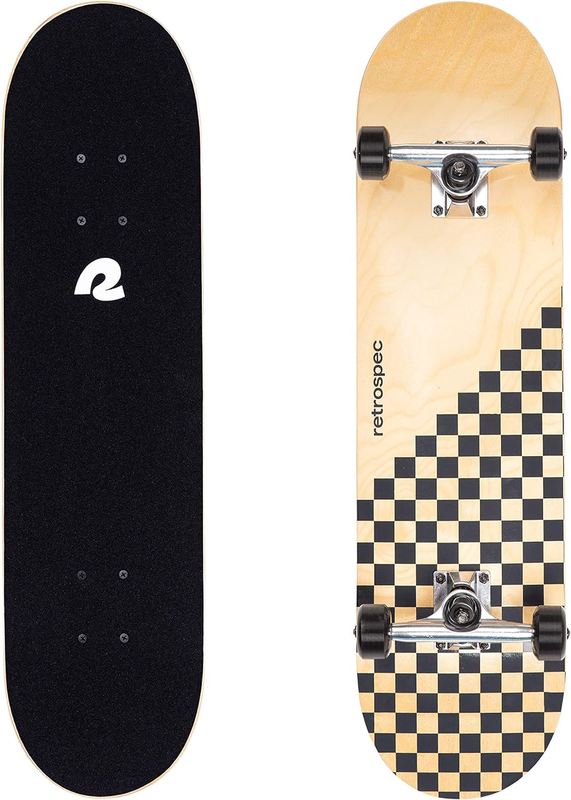 Alameda Skateboard Complete | Canadian Maple Wood Deck W/ 5.5 Inch Aluminum Allo