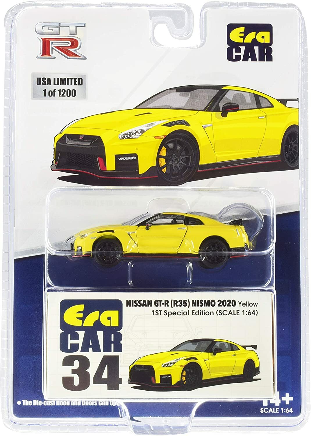 ERA Car 日産 ニッサン GTR R35 NISMO 黒色 チェイス nissan-gt-r-r35-nismo-black-
