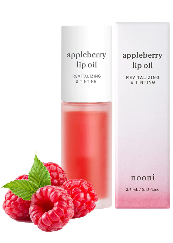 NOONI Korean Lip Oil - Appleberry | Lip Stain, Gift, Moisturizing, Revitalizing,