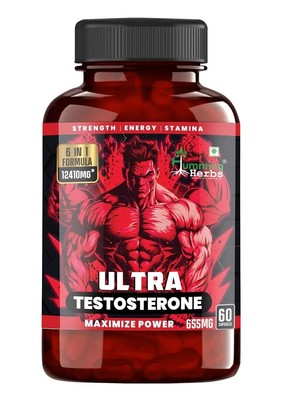 Natural Testosterone Booster Increase Energy, Improve Muscle Strength, Pack of 5