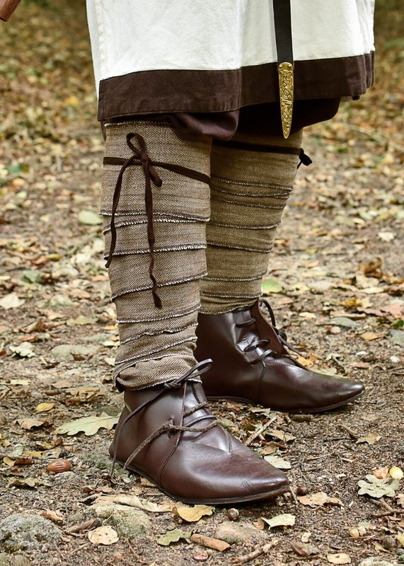 Battle-Merchant Wikinger Wadenwickel / Beinwickel, FischgrÃ¤Tmuster, Div. Farben