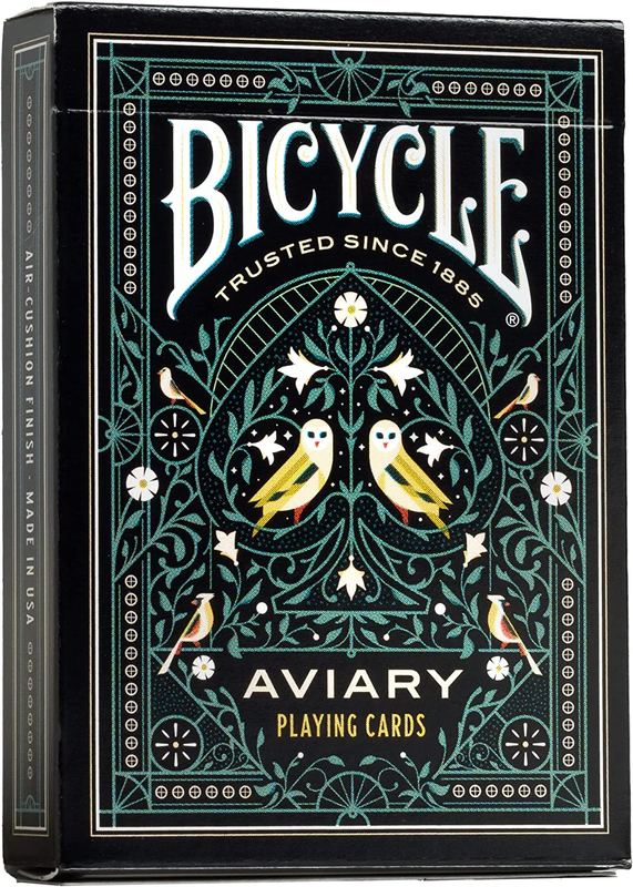 Aviary Playing Cards, Teal