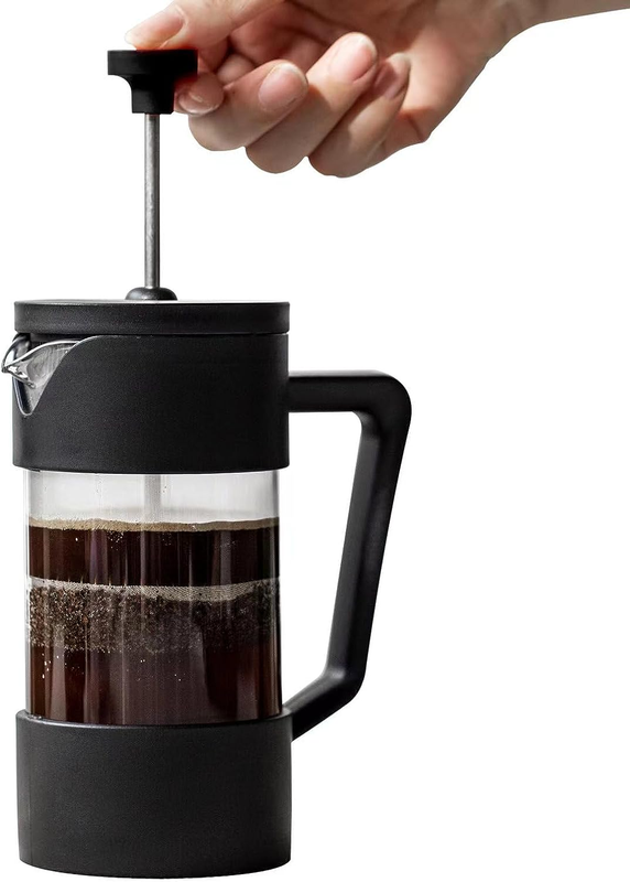 Coffee Maker, Stainless Steel With High Borosilicate Glass C
