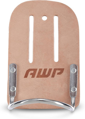 AWP Leather Hammer Holder, Crafted from Genuine Saddle Leather, Compatible with 