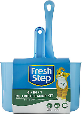 Fresh Step Starter Kit for Cats | Cat Litter Cleanup Kit with Everything Pet Par