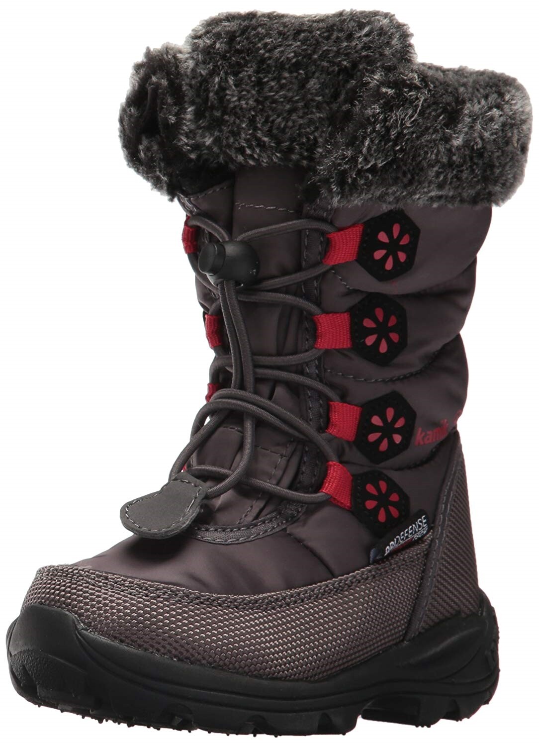 Kamik Kid's Girl's Toddler Ava Snow Boots Dridefence Gray Sz. 6 233978