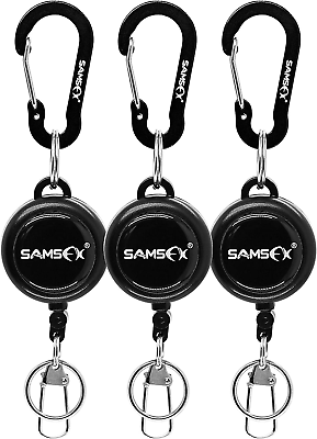 SAMSFX Fly Fishing Zinger Retractor for Anglers Vest Pack Tool