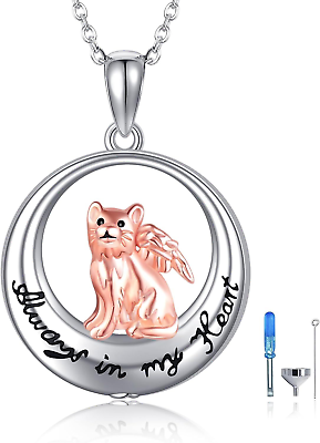 Necklace for shop cat ashes