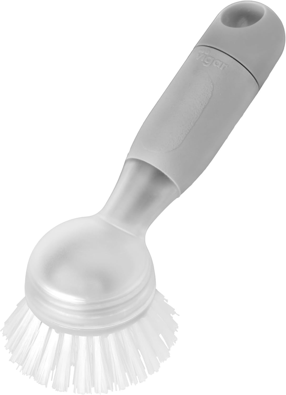 Rengo Soap Dispensing Dish Brush, Grey