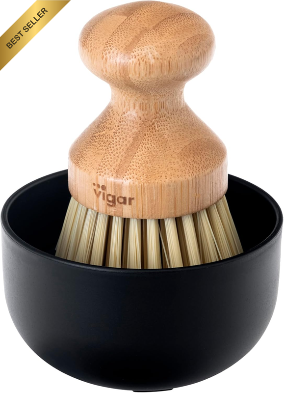 Vintage Bamboo Palm Brush Set