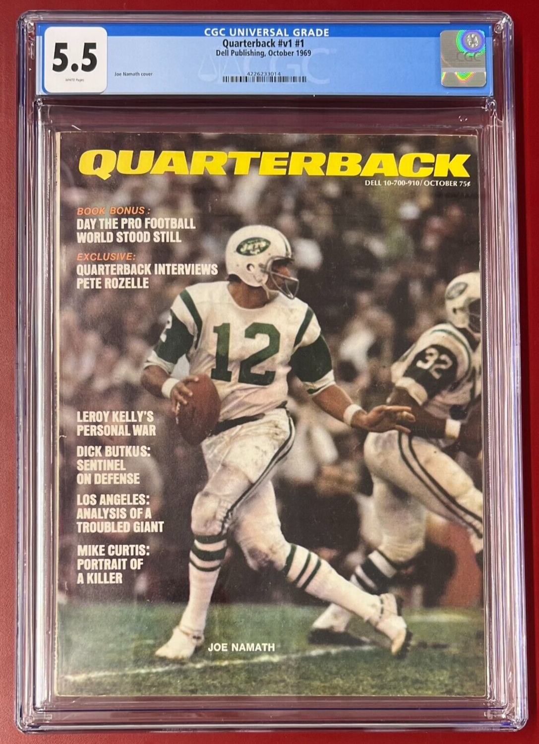 ジョー・ナマス ニューヨーク・ジェッツ ジャージ 1969年 ジョー・ナマス ニューヨーク・ジェッツ ジャージ 1969年