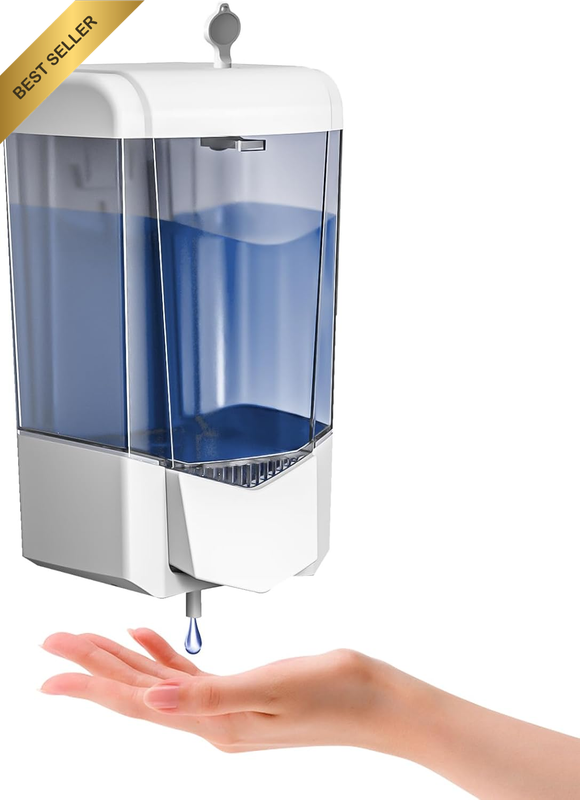 Manual Hand Soap Dispenser Wall Mounted Hand Soap Dispenser for Bathroom 600Ml S