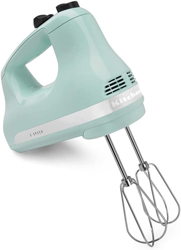 Kitchenaid KHM512IC 5-Speed Ultra Power Hand Mixer, Ice Blue