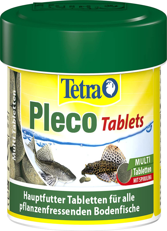 Tetra Pleco Tablets 120 GrÃ¼Nfutter-Tabletten Spirulina Bodenfische Welsfutter
