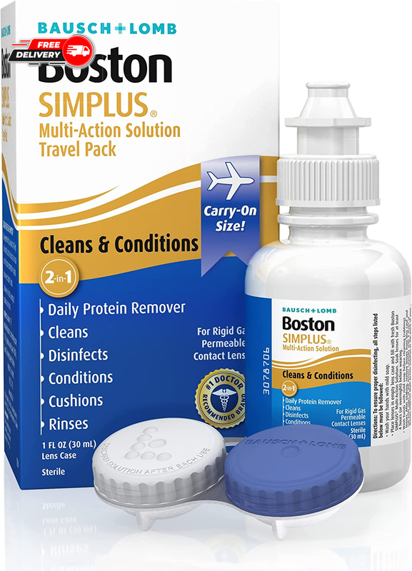 By Boston Simplus, For Gas Permeable Contact Lenses, Cont