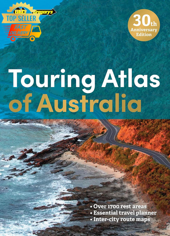 30th Edition Touring Atlas Australia - Road Map, Travel Guide, Navigation