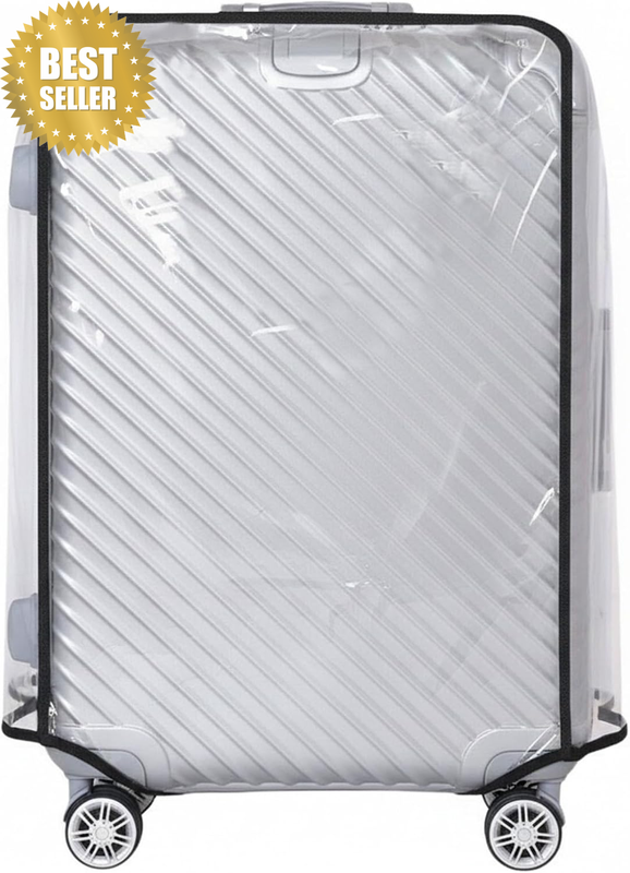 Transparent Luggage Covers PVC Suitcase Protector Waterproof Dustproof Anti-Scra