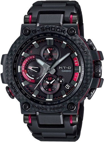 Pre-owned Casio G-shock Mt-g Mtg-b1000xbd-1ajf Solar Radio Men's Watch Bluetooth 2019
