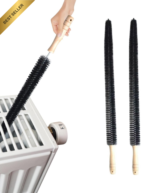 2Pcs Radiator Brushes, Dryer Vent, Dust Cleaning Brush Condenser Coil Cleaning T